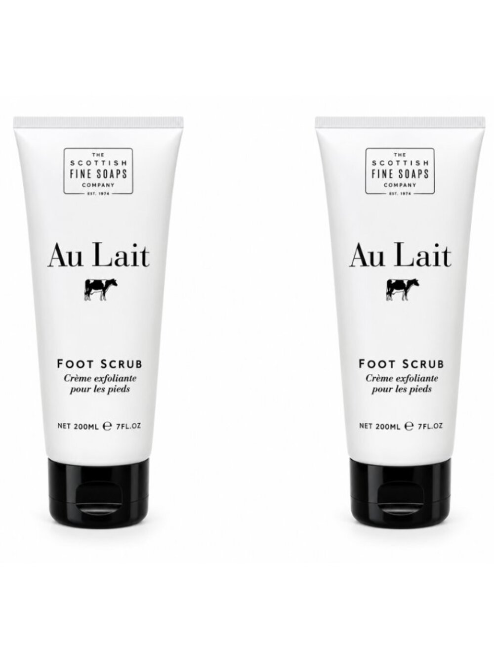 (SET OF 2) The Scottish Fine Soaps Company Au Lait Foot Scrub 7 fl oz